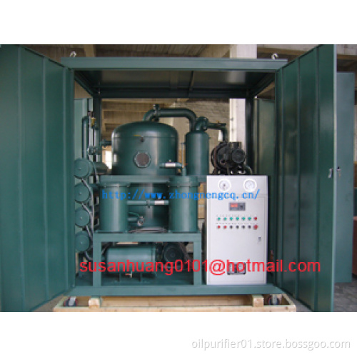 Weather-proof type vacuum Transformer oil purification/ oil filtration plant